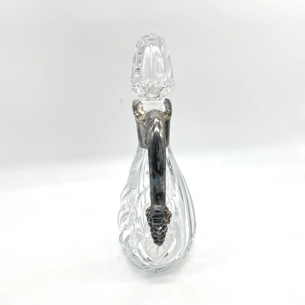 Antique Spritzer & Fuhrmann Sterling Silver‎ & Crystal Decanter Germany